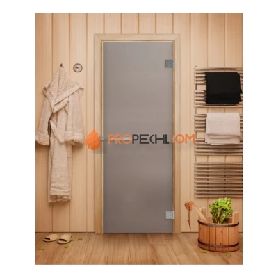 Дверь для бани DoorWood Эталон Сатин, 2000x800 мм