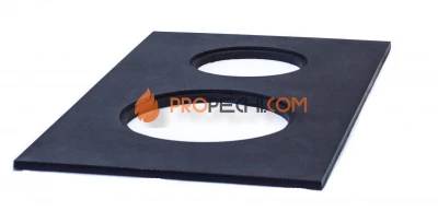 Плита металлическая НМК 400x700 ПС-2 на две конфорки