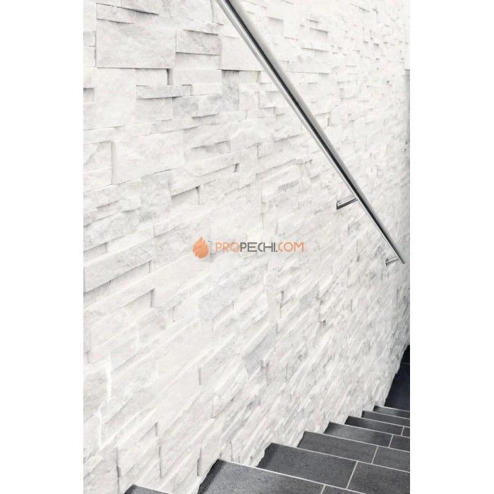 Панель Модерн Кварцит Белый (350х180мм) упак. (6шт/0,378м2)