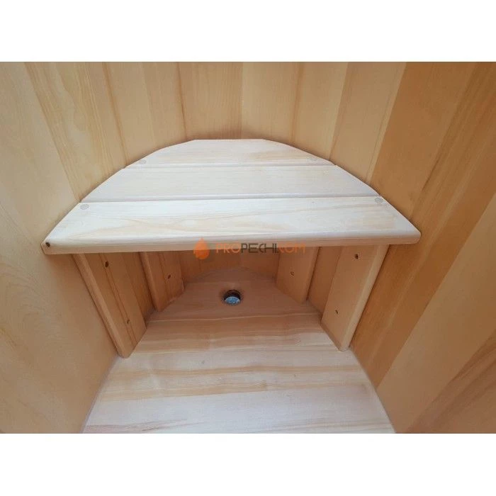 Купель овальная НКЗ из кедра, 115x69x128 см / 25 мм