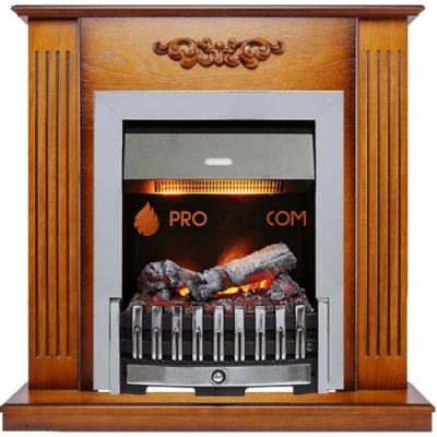 Каминокомплект Dimplex Lumsden - Дуб антик с очагом Danville Chrome FB2