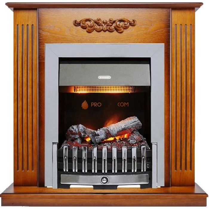 Каминокомплект Dimplex Lumsden - Дуб антик с очагом Danville Chrome FB2