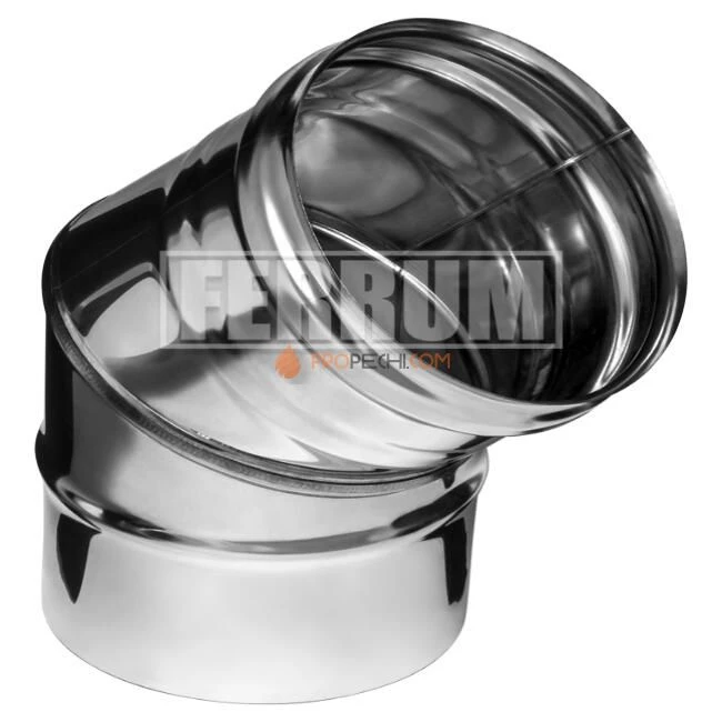 Колено угол 135°, толщина 0,8 мм, Ø120