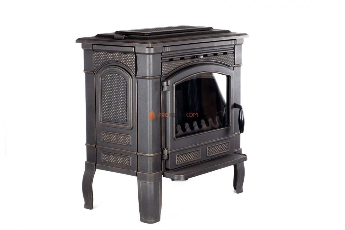 Печь-камин Fireway Gunter патина бронза