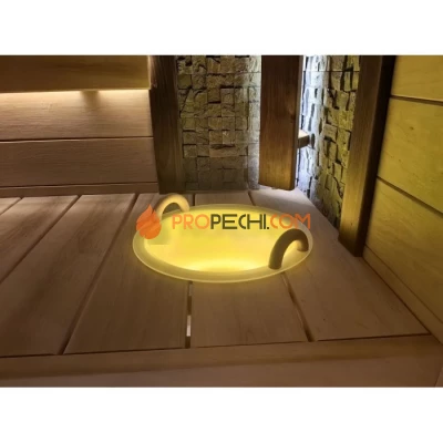 Шайка с Led подсветкой Тепломаркет KS-8 Желтый