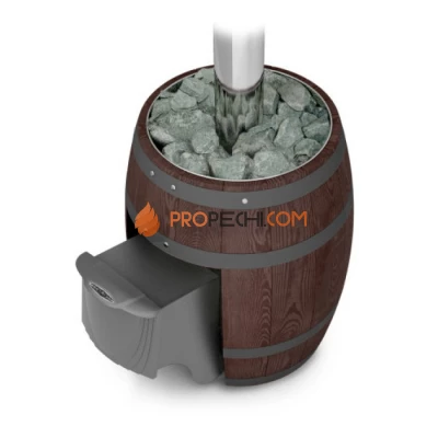 Печь для бани Термофор Вариата Cast ДА Баррель палисандр