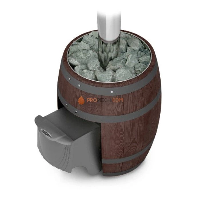 Печь для бани Термофор Вариата Cast ДА Баррель палисандр