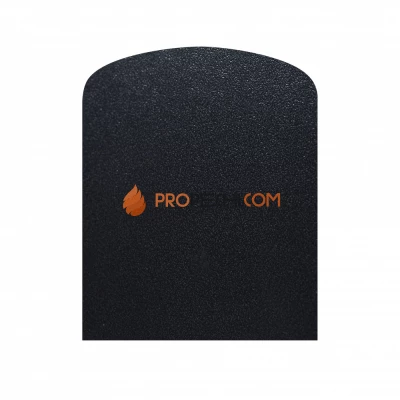 Лист притопочный стальной Ogner Прямой-Радиус черный 1000x800