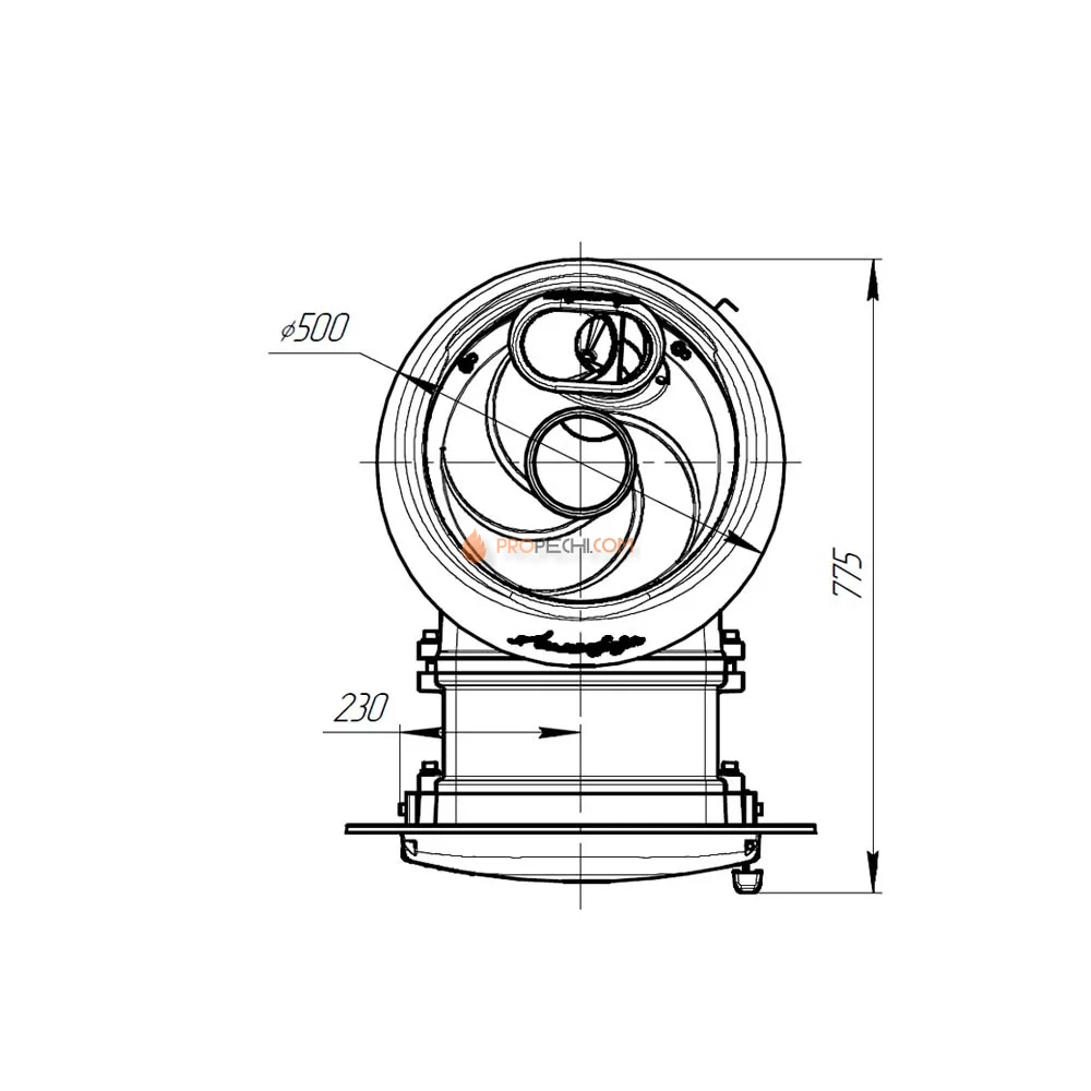 Печь банная «Атмосфера L» с комбинированная сетка-ламель «Жадеит»