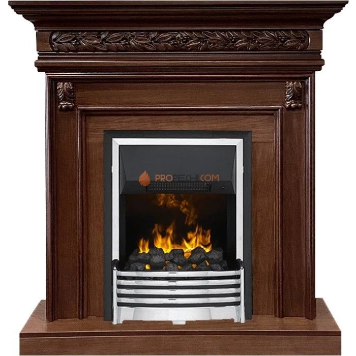 Каминокомплект Dimplex Valletta - Темный дуб с очагом Flagstaff