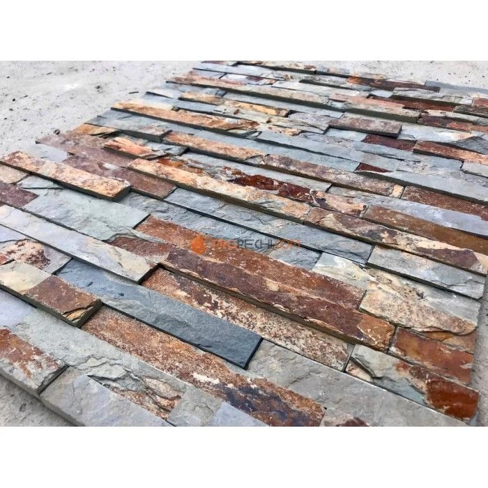 Панель Классик Сланец Мультиколор (600х150мм) упак. (7шт/0,63м2)