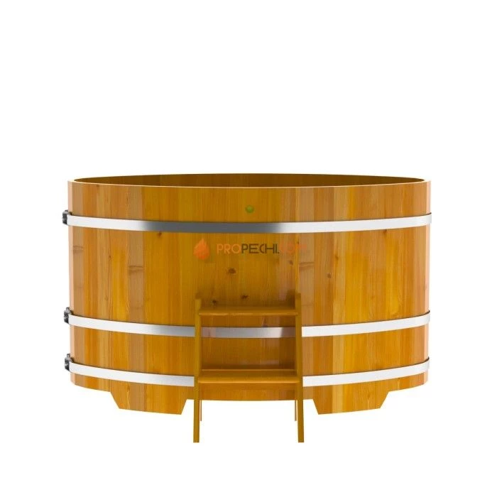 Купель BentWood овальная из натуральной лиственницы 0,92х1,66 Рустик