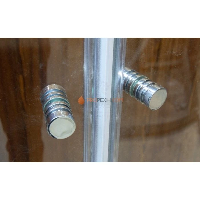 Душевая кабина BentWood из дерева со стеклянными дверцами 0,95х1,2 h=2,0 (лиственница мореная Рустик)