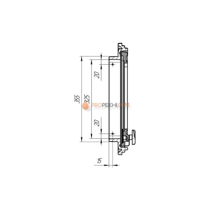 Печная дверца Прометалл Арктика