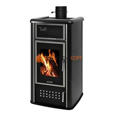Отопительная печь Klover BELVEDERE 20 (матовый черный)