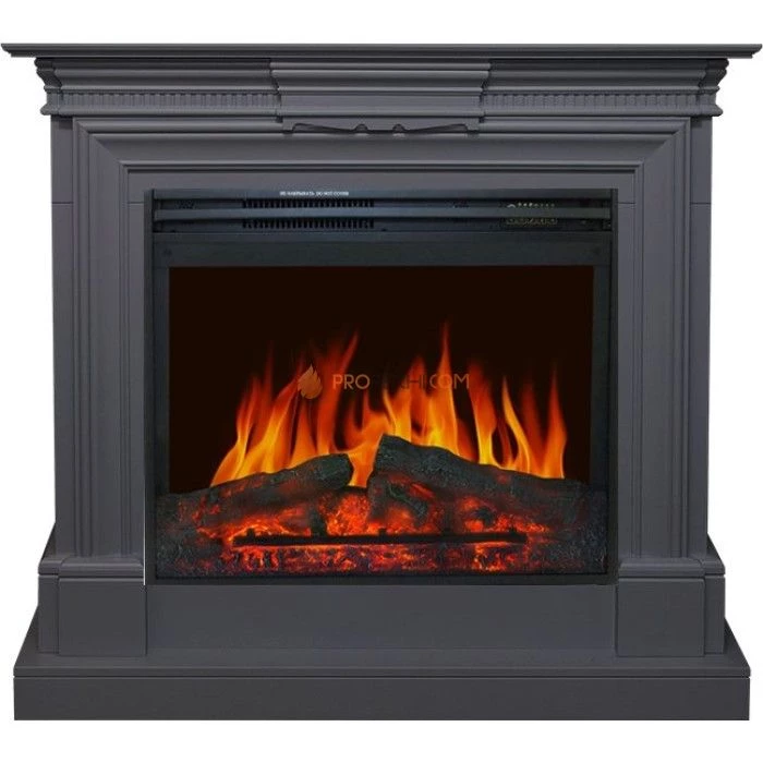 Каминокомплект Royal Flame Chelsea - Graphite Grey с Электрическим очагом Royal Flame Jupiter FX New
