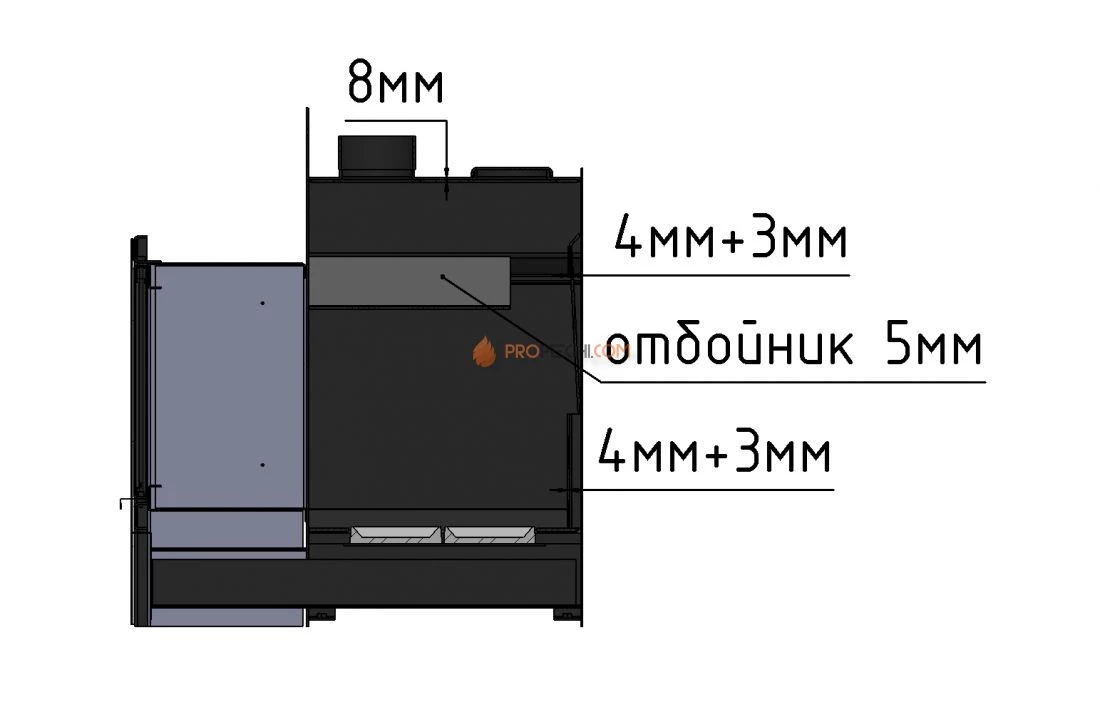 Банная печь Мета-Бел ПБМ 26