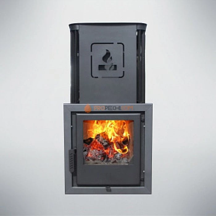 Дровяная печь для бани Варвара Терма Каменка удлиненная