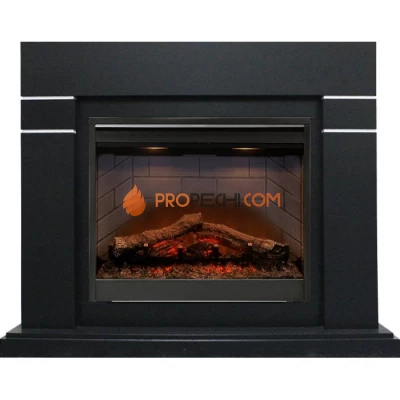 Каминокомплект Dimplex Lindos - Черный (Высота 985мм) с очагом Symphony 26 inch DF2608-INT