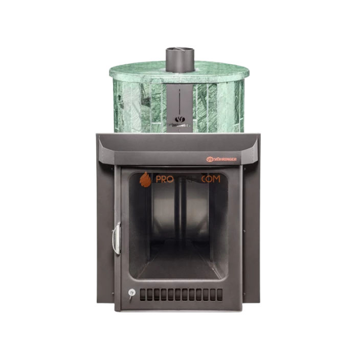 Дровяная печь для бани Ферингер Макси До 38 м³ - Верде Гватемала наборный