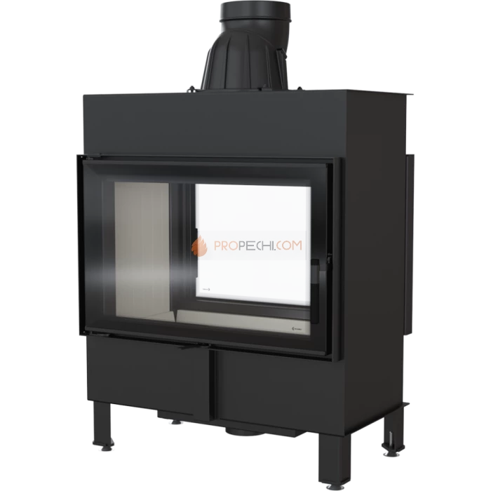 Каминная топка стальная Kratki LUCY/14/T (тонель) (14 кВт)