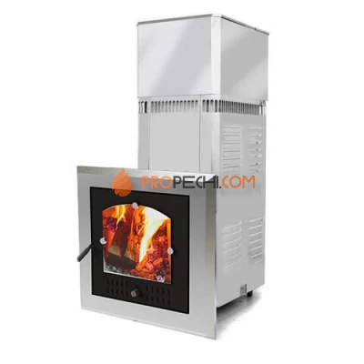 Чугунная печь для бани Инжкомцентр ВВД Сударушка М с баком (каменка из стали)