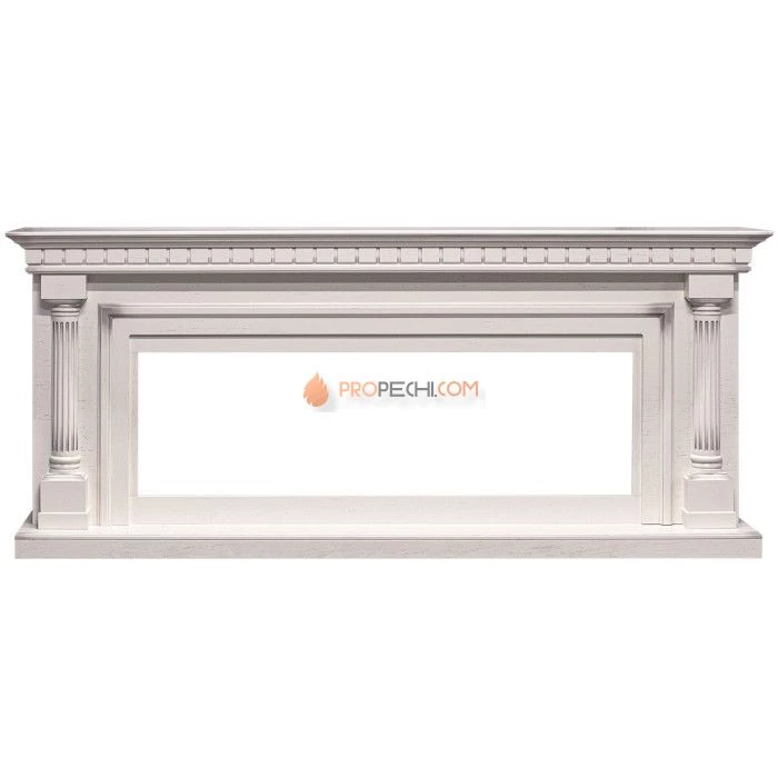 Каминокомплект Royal Flame Dallas 60 - Слоновая кость с патиной с очагом Vision 60 LED