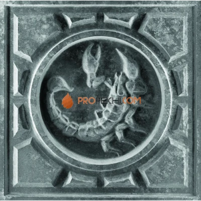 Изразец Скорпион 606 Talc