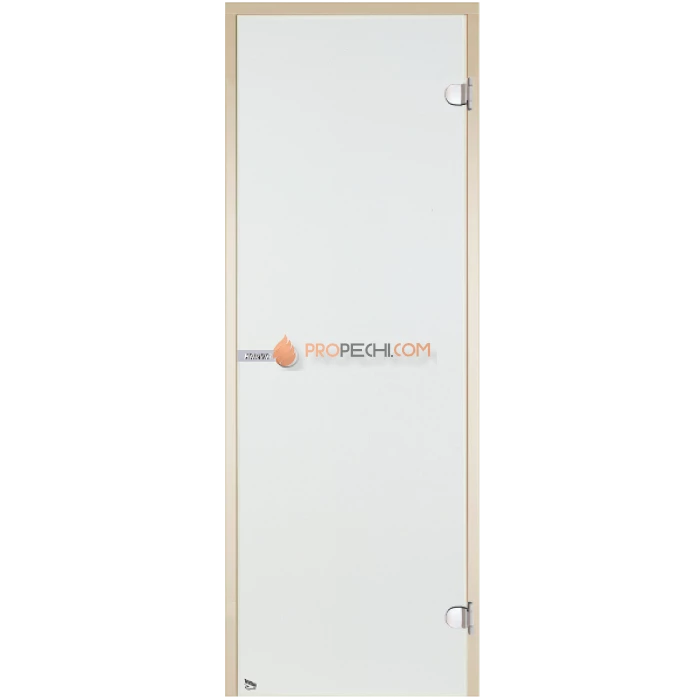 Дверь для бани Harvia STG 7x19 коробка осина, прозрачное стекло