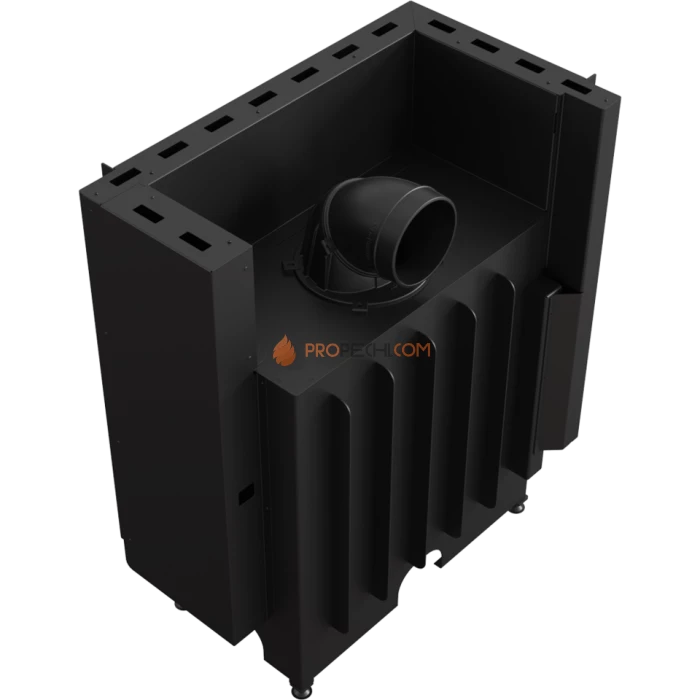 Каминная топка стальная Kratki NADIA/14/L/BS/G (гильотина) (14 кВт)