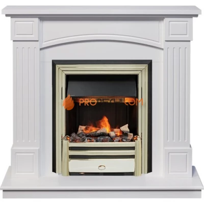 Каминокомплект Dimplex Boston - Белый (Высота 925см) с очагом Cavendish