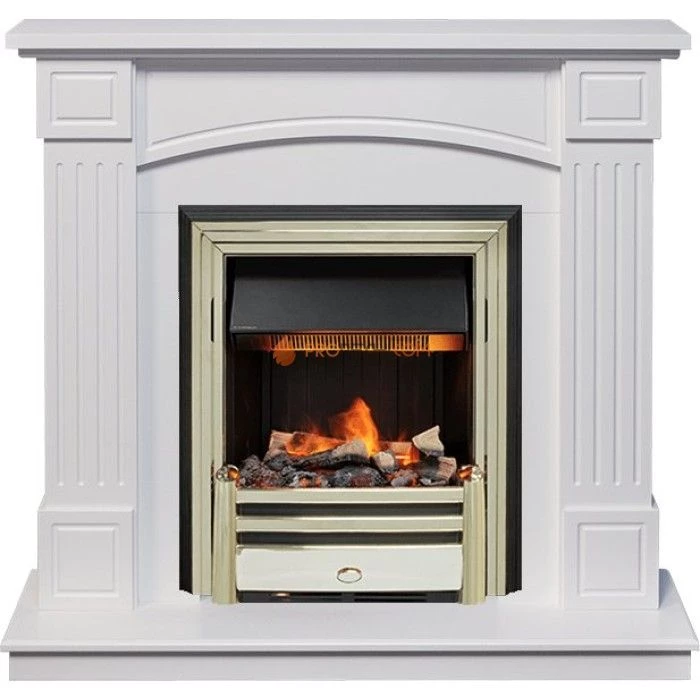 Каминокомплект Dimplex Boston - Белый (Высота 925см) с очагом Cavendish