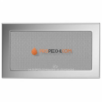 Вентиляционная решетка Kratki 17х30 никель