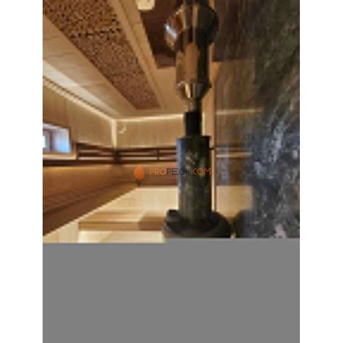 Чугунная печь для бани Атмосфера в ламелях Змеевик наборный до 22 м³