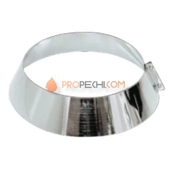 ЮБКА DUH НА ТРУБУ D104 С ИЗОЛЯЦИЕЙ 50 ММ, AISI 304 (ВУЛКАН)