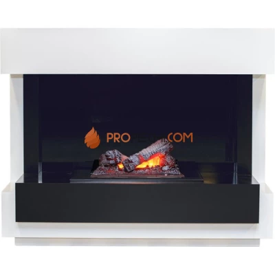 Каминокомплект Dimplex Cube - Белый с черным с очагом Cassette 400 NH