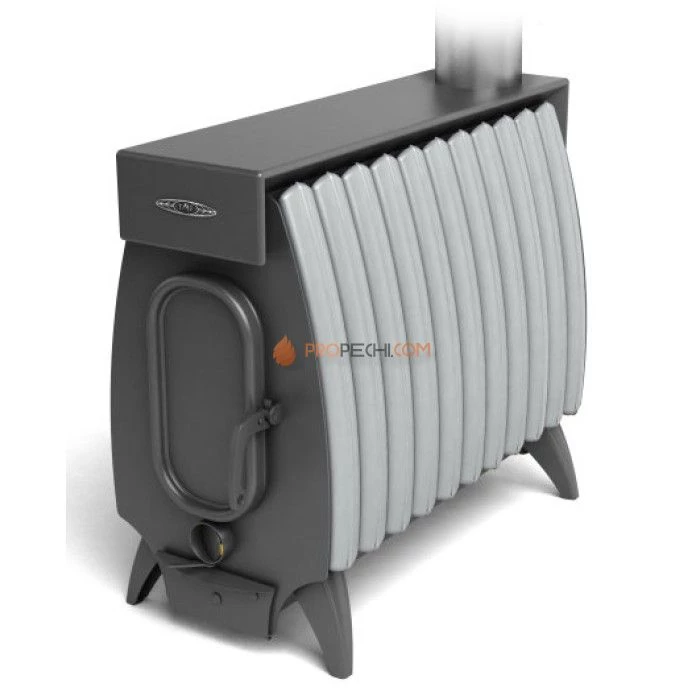 Печь отопительная  Термофор (TMF) ОГОНЬ-БАТАРЕЯ 11 ЛАЙТ антрацит-серый металлик