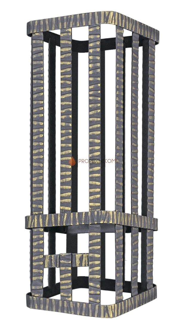 Сетка на трубу для Ураган под шибер (250х250х750) Гефест ЗК 18/25/30/ Гром 30/ Гроза 18