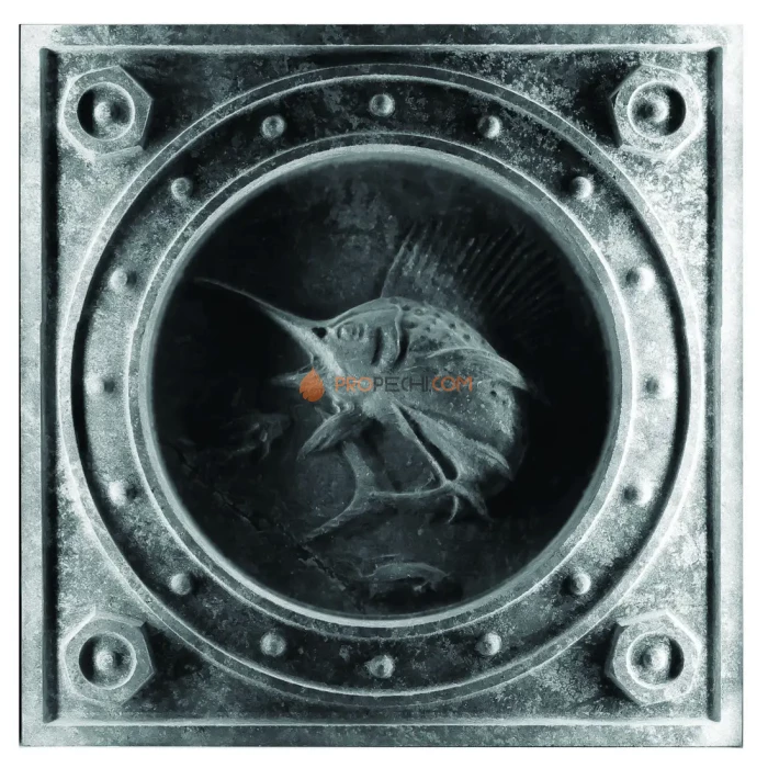 Изразец Рыба Меч 103 Talc