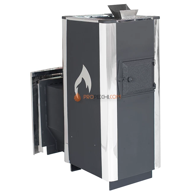 Банная печь Березка "Фаворит" 28 ЗК Каминная дверца