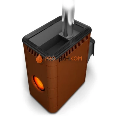 Печь для бани Термофор Аврора Inox ДА Иллюминатор терракота