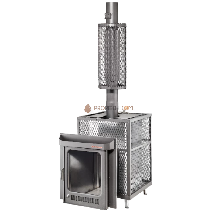 Дровяная печь для бани Ферингер Квадра в сетке до 25 м³