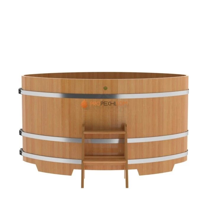 Купель BentWood овальная из натуральной лиственницы 1,15х1,83