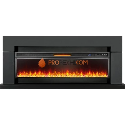 Каминокомплект Royal Flame Lindos Graphite Grey (линейный) с очагом Vision 60 LED