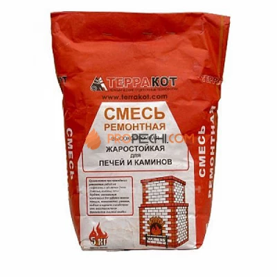 Терракот Смесь ремонтная жаростойкая 5 кг.