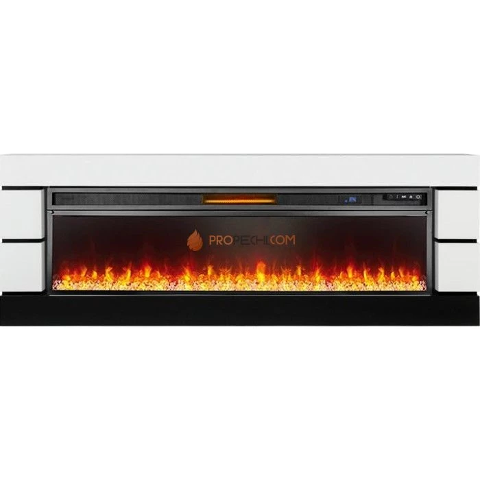 Каминокомплект Royal Flame Modern - Белый с черным с очагом Vision 60 LED