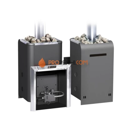 Газовая печь для бани Ермак Уралочка 24 с автоматикой