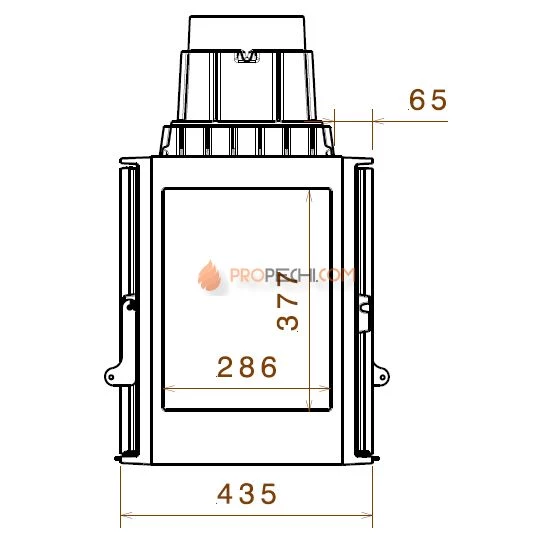 Каминная топка Liseo Castiron LCI 9 G4