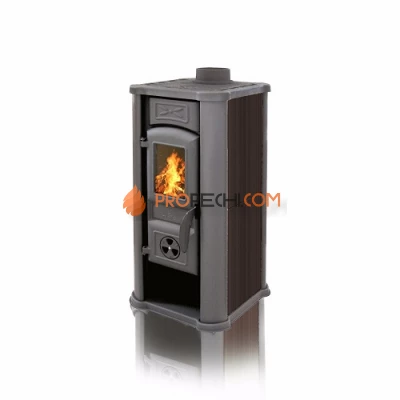 Печь-камин Tim Sistem Diana ceramic чёрная