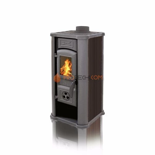 Печь-камин Tim Sistem Diana ceramic чёрная